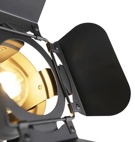 Ipari állólámpa fekete dönthető - Movie