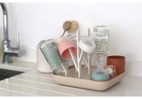 Beaba - Cumisüveg szárítóállvány bézs/narancs