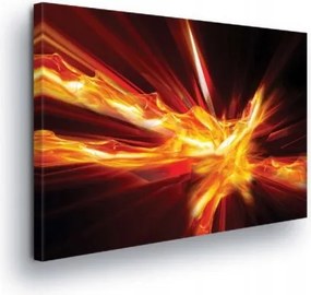 Vászonkép 80x60 Energia láng robbanás mozgás dinamika fény hő