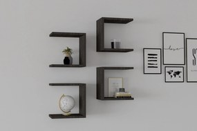 Fali polc Base - Anthracite