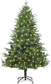 Mesterséges, előre világított karácsonyi fa Zöld 180 cm