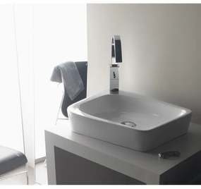 Bathco 4001 - Ráültethető mosdó ARAGON 50x40,5 cm porcelán/fehér