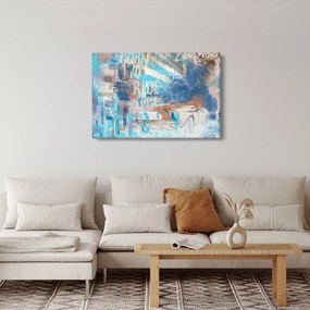 Kép - lovaglásra született, kék tónusok (90x60 cm)