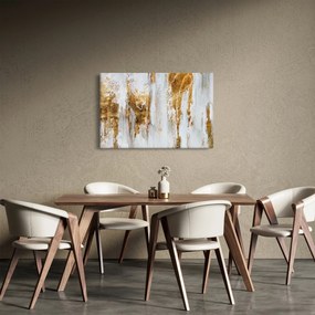 Kép - Arany absztrakció (90x60 cm)