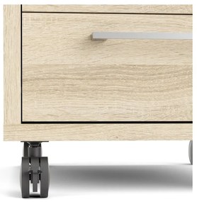 Natúr színű zárható szekrény tölgyfa dekorral 48x68 cm Prima – Tvilum