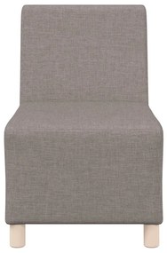 tópszínű szövet kanapéfotel 55 cm