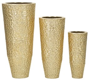 Vázatartó üveges készlet 3 db ø 50,8x114,9-40x92,7-29,8x70,5cm