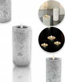 Gyertya led beton ovális