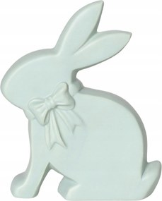 Kerámia Nyuszi Zöld 11,5x4x13 cm Húsvéti Dekoráció