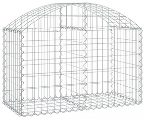 íves horganyzott vas gabion kosár 100x50x60/80 cm