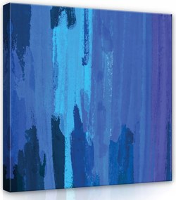 Vászonkép 40x40 Absztrakt kék lila textúra színmélység nyugalom