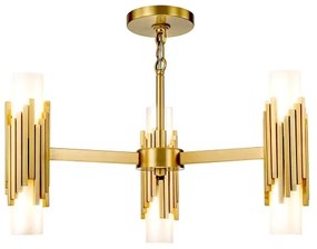 Elstead MARVELE6-AB-OPAL - MARVELE rúdon csillár 6xE14/40W/230V arany