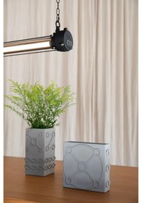 Világosszürke beton váza Graphic – Zuiver