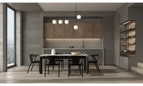 Csillár zsinóron SILIA 5xG9/12W/230V fekete