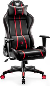Gamer szék műbőr King Size, fekete-piros: Diablo X-One 2.0