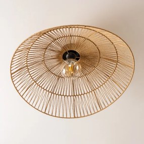 Brilagi - CERIA BOHO LED felületre szerelhető csillár, 1xE27/40W/230V, Ø 70 cm, barna