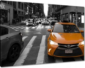 Vászonkép 100x70 Sárga taxik Taxi