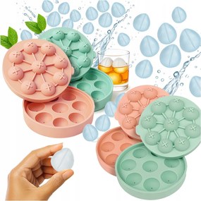 4x Szilikon Jégkocka Forma Tulipán Jégkocka Formák 3D