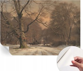 Dekoratív öntapadós fotótapéta Hálószobába Téli tájkép 152x104 cm