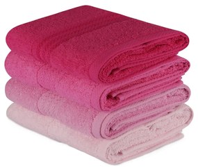 Kéztörlő Szett (4 db) Rainbow - Pink