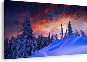 Kép - Téli szürkület (90x60 cm)