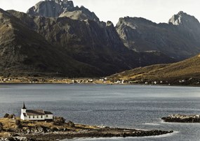 Poszter 42x29,7cm Templom a tengerparton, Assaf Frank