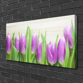 Vászonkép falra Tulipán virágok természet 120x60 cm