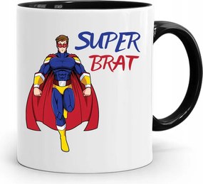 Fekete Bögre Testvérnek Szuper Testvér nyomott mintával