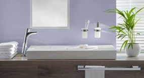 Erga NATURA, falra szerelhető WC papír tartó, króm, ERG-04312