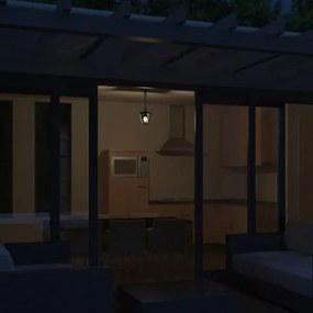 Philips 15386/30/16 - Függeszték MYGARDEN CREEK 1xE27/60W/230V fekete