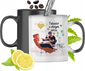 Mágikus Bögre Tetováló Színváltós Nyomtatott Fényképpel