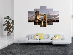 Kép - Tower Bridge éjszaka (150x105 cm)