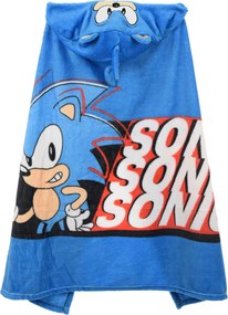 Sonic a sündisznó Blue Blur kapucnis takaró 80x120 cm