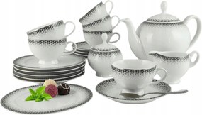 Remus Platin szerviz/tea/kávé szett 6 személyes/ 15 db |Bogucice