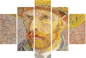 Kép - Vincent van Gogh, Self-Portrait with a Straw Hat (The Potato Peeler), reprodukciók (150x105 cm)