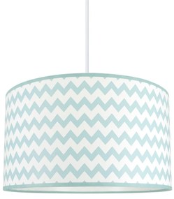 Csillár zsinóron ZYGZAK GREEN 1xE27/60W/230V