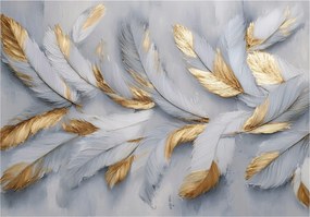 Fotótapéta Tollak Glamour Arany Hálószoba Nappali Tapéta Flizelina 200x140