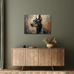 Kép - Dobrman portréja (70x50 cm)