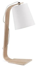 Percy fehér asztali lámpa - Kave Home