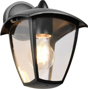 TRIO 263260132 VENTA Klasszikus Kültéri Fali Lámpa Fekete E27 IP44