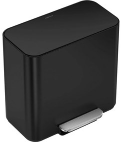 Simplehuman Mini pedálos szemetes szelektívhulladékgyűjtő 15 l, matt fekete