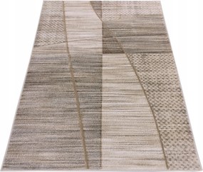 Szőnyeg 120x180 Bézs Modern Geometrikus Hálószoba Nappali Masszív