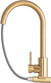 Gamma Taru Slim, magas mosogató csaptelep h-400, arany matt, GMA-BTS-GDB