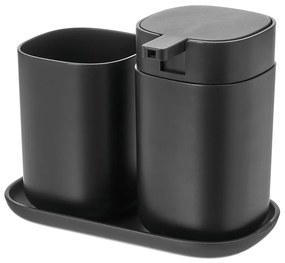 Fekete fürdőszobai kiegészítő szett – Casa Selección