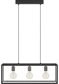 Eglo 49393 - Csillár CHARTERHOUSE 3xE27/60W/230V