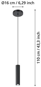 Eglo 901123 - LED RGBW Dimmelhető csillár zsinóron BALAMORTA-Z LED/3,7W/230V