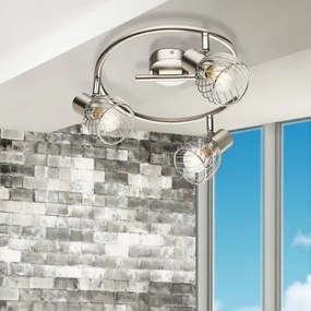 Globo 54809-3 - Spotlámpa TEXAS 3xE14/40W/230V matt króm