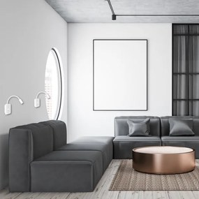 LED flexibilis fali lámpa USB-vel BASE 1xLED/8W + 1xLED/2W/230V fehér