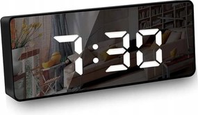 Digitális ébresztőóra nagy Led kijelzővel, tükörfényes GH0712L