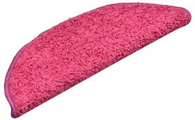 30 db rózsaszín félkör alakú lépcsőszőnyeg 56 x 17 x 3 cm